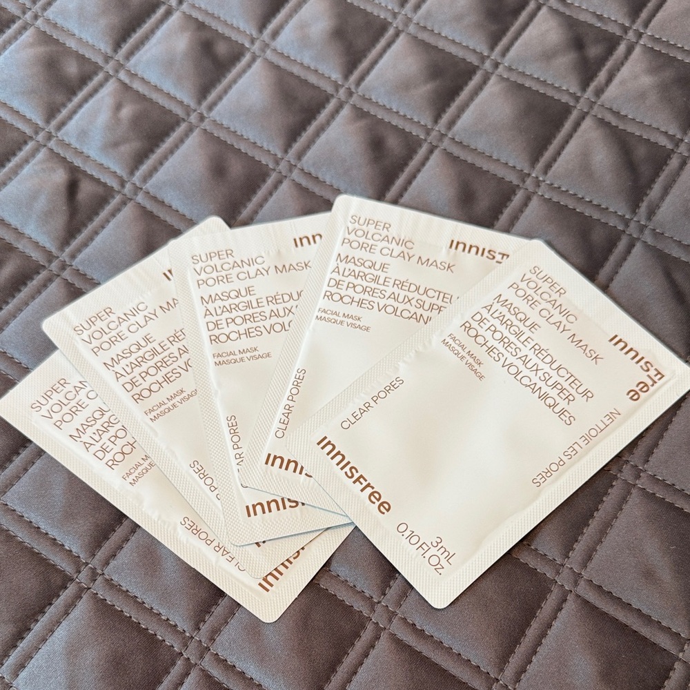 Innisfree Super Volcanic Pore Clay Mask - Korean - Pack of 5